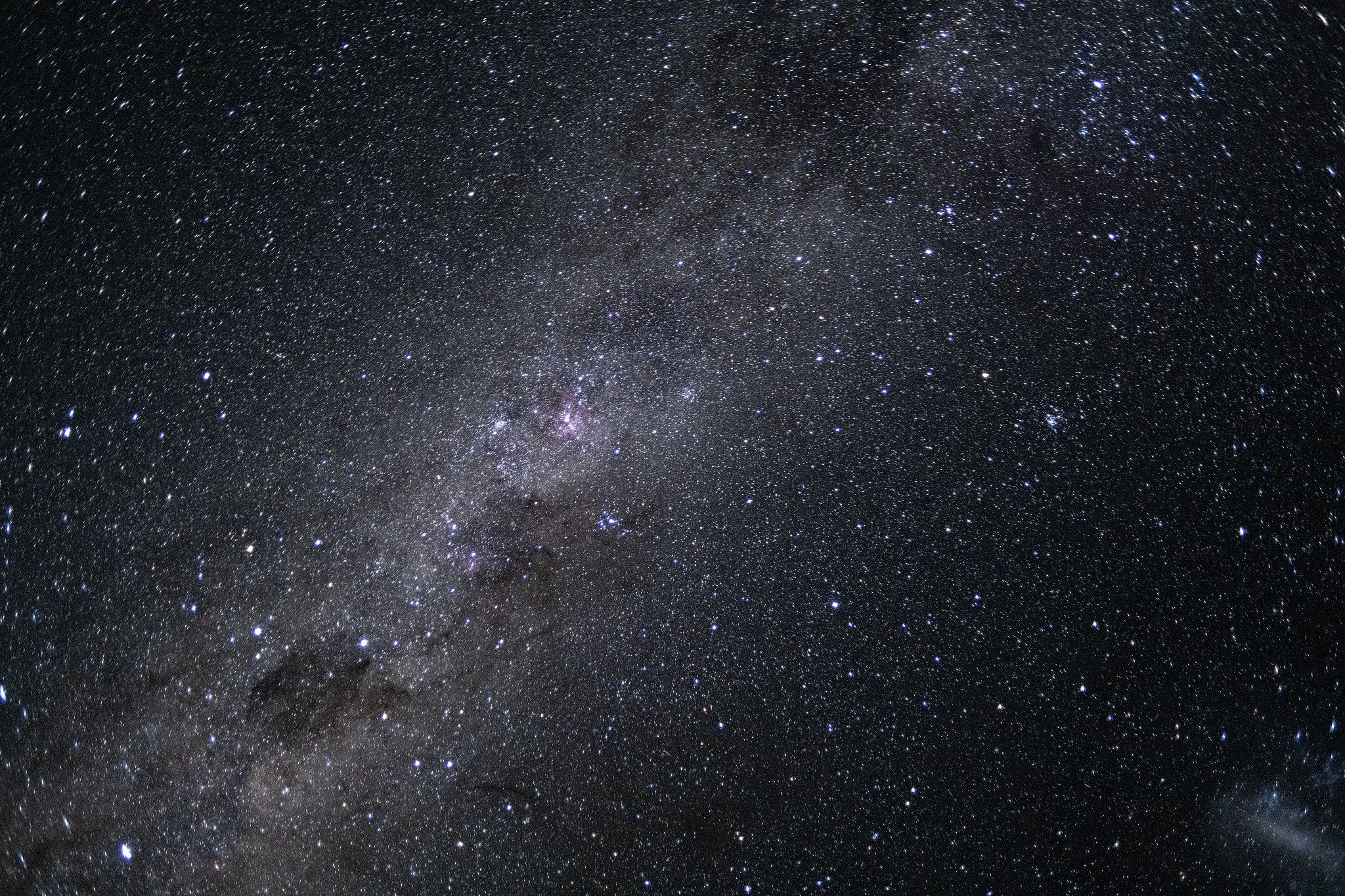 A view of the Milky Way captured by the Artemis II crew, April 7, 2026. /VCG