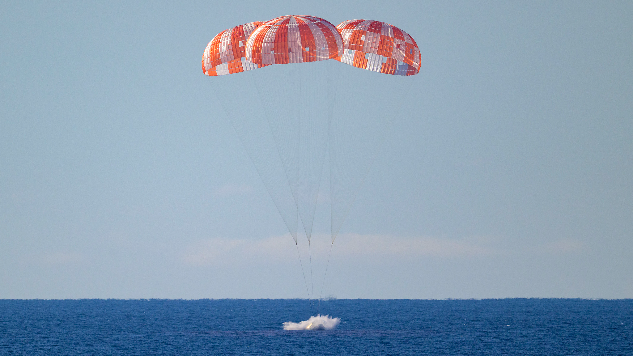 NASA's Artemis II splashes down off southern US California coast