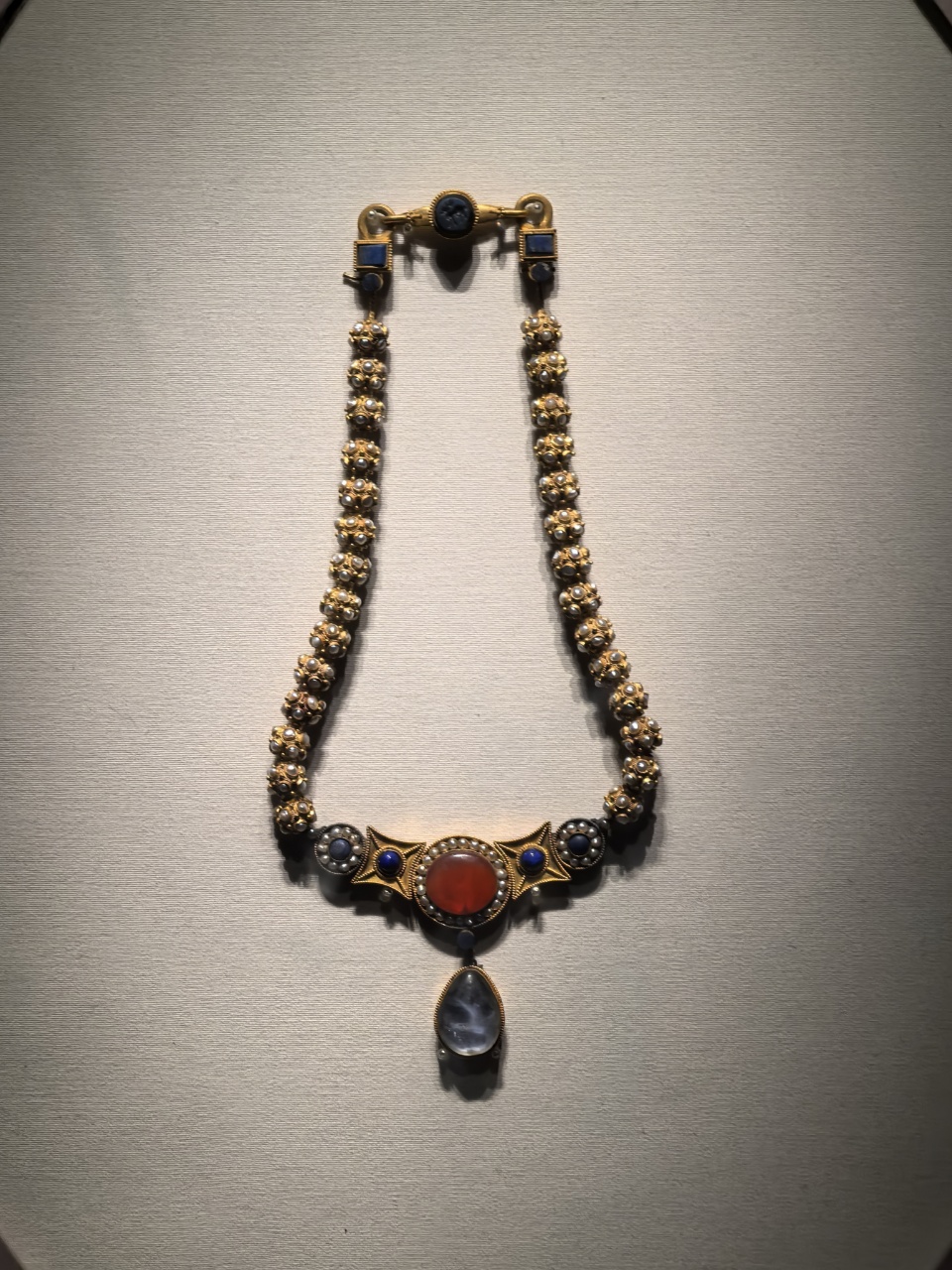 A photo taken on April 10 shows an artifact on display at the National Museum of China in Beijing. /CGTN 