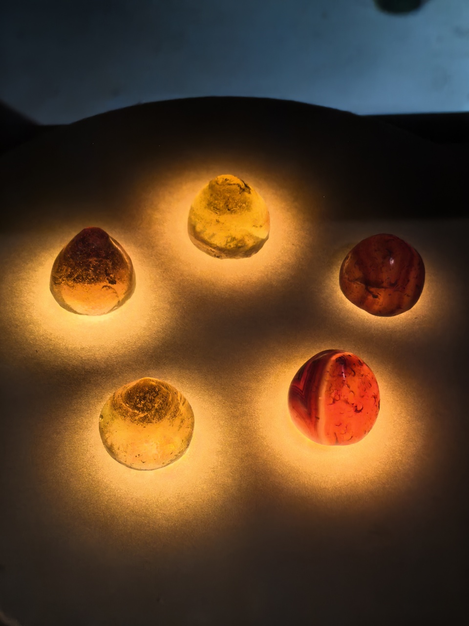 A photo taken on April 10 shows artifacts on display at the National Museum of China in Beijing. /CGTN 