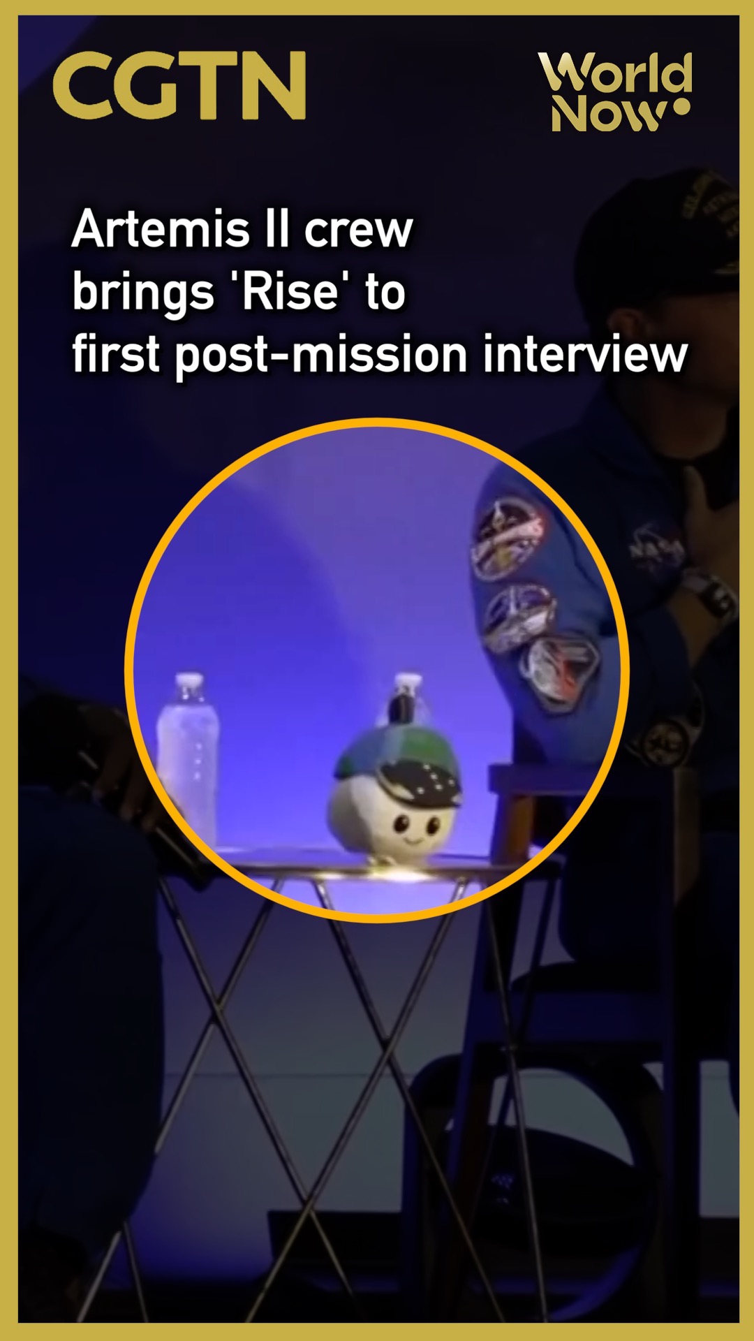 Artemis II crew brings 'Rise' to first post-mission interview