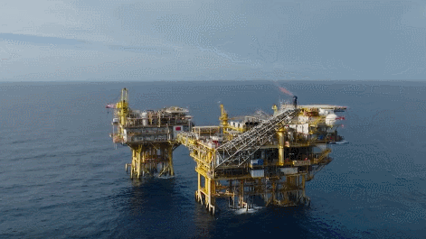 The carbon capture, utilization and storage project at the Dongfang 1-1 gas field in south China's Hainan Province. /CMG