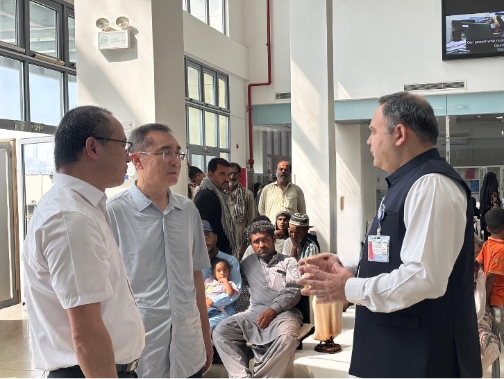 Chinese dignitaries and officials witnessing firsthand the humanitarian impact of the hospital in Gwadar. 