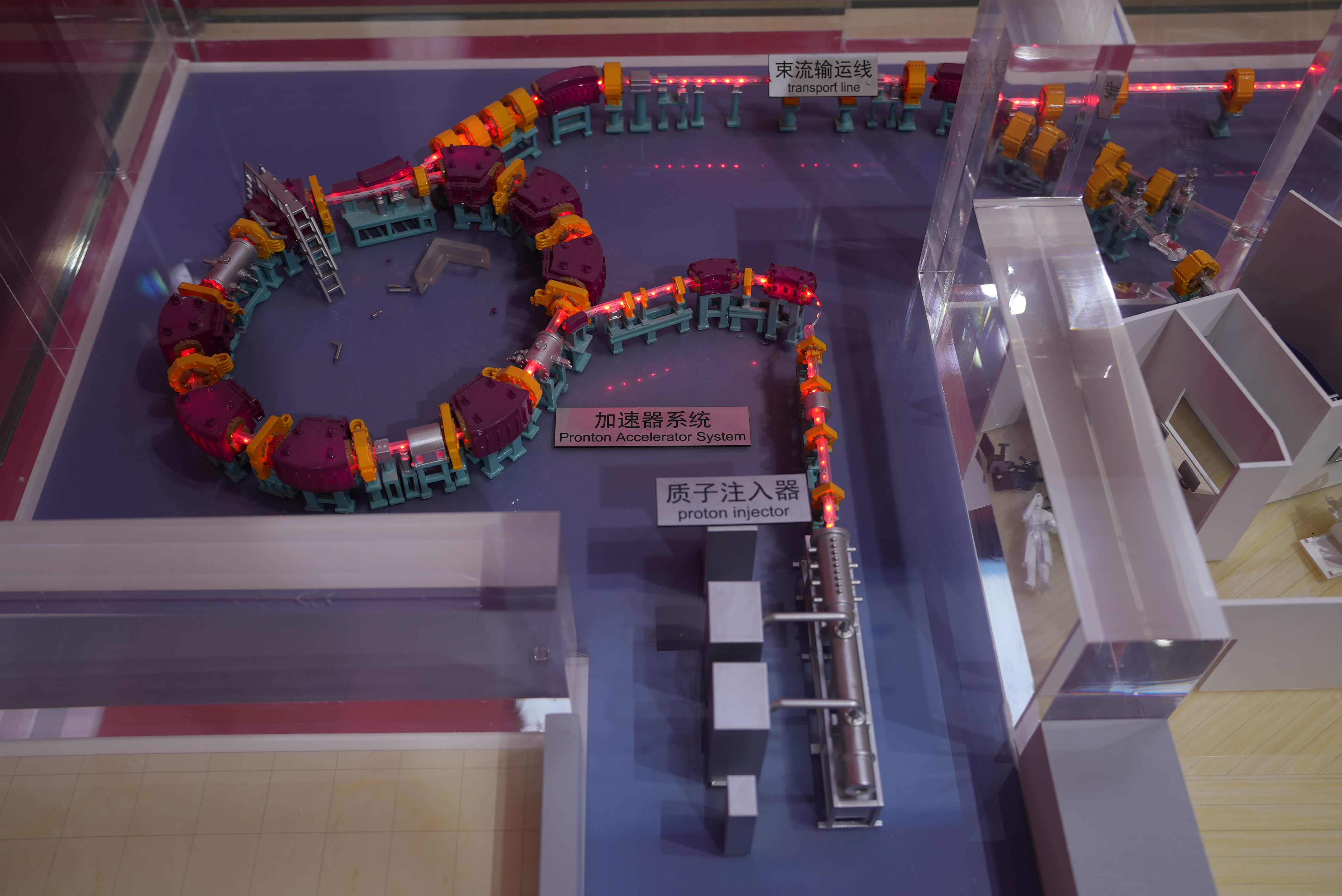 A high-intensity proton therapy system is showcased, representing the pinnacle of precision radiotherapy in modern cancer treatment, April 12, 2026. /CGTN