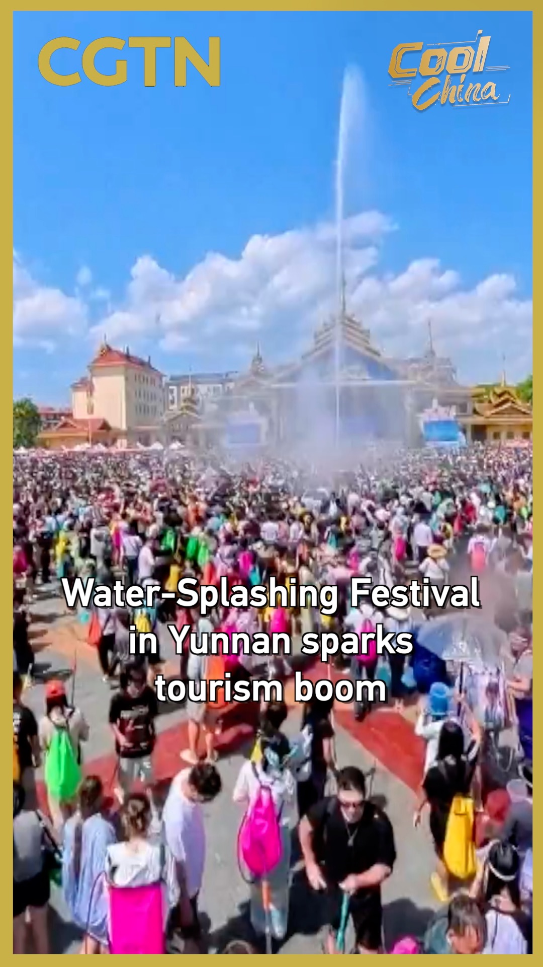 Water-Splashing Festival in Yunnan sparks tourism boom