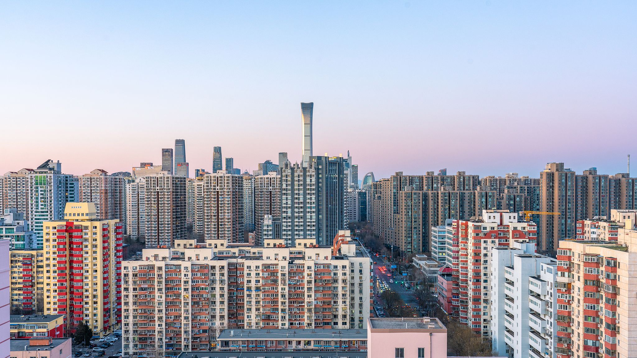 A view of Beijing, China. /VCG