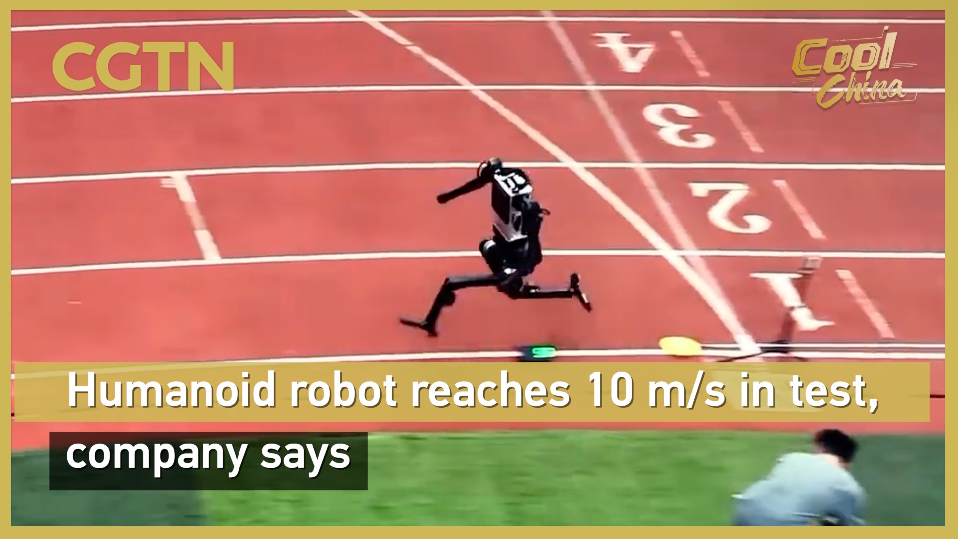 Humanoid robot reaches 10 m/s in test, company says