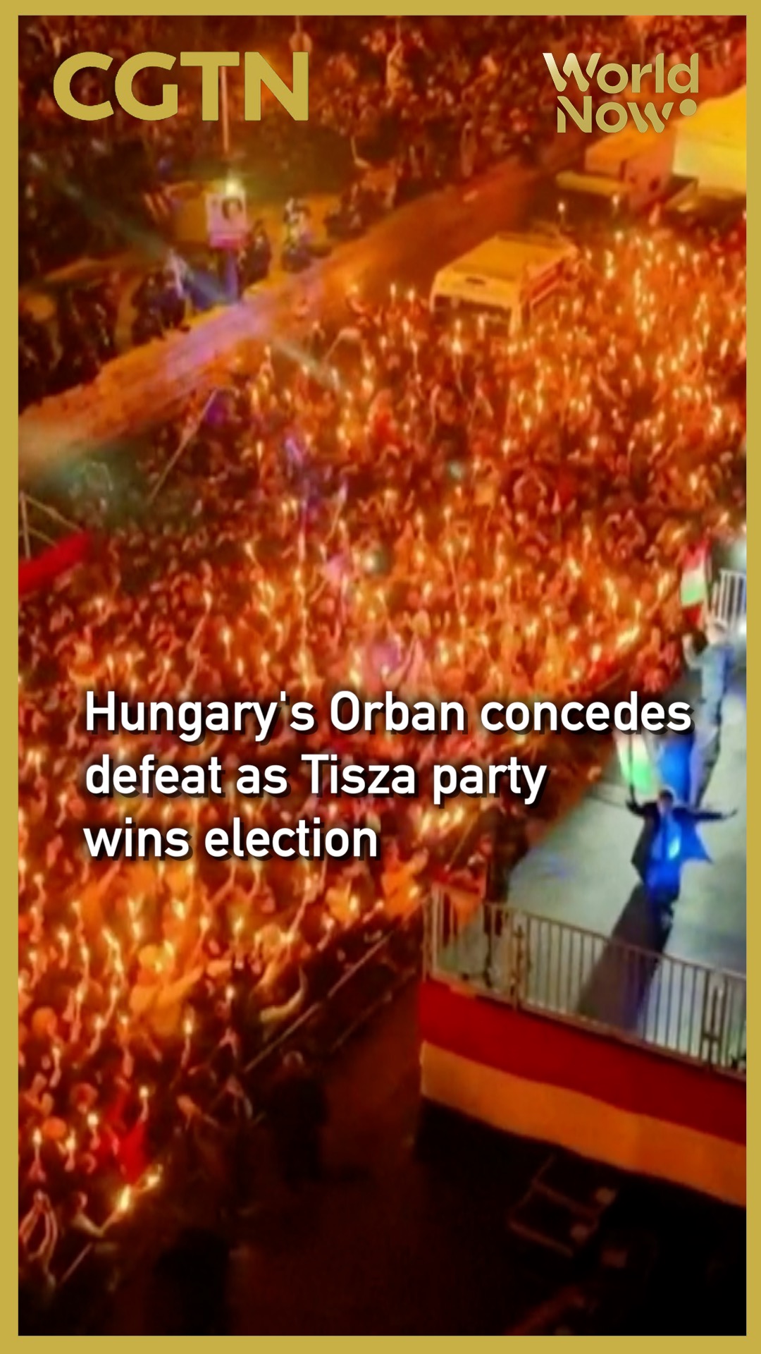 Hungary's Orban concedes defeat as Tisza party wins election