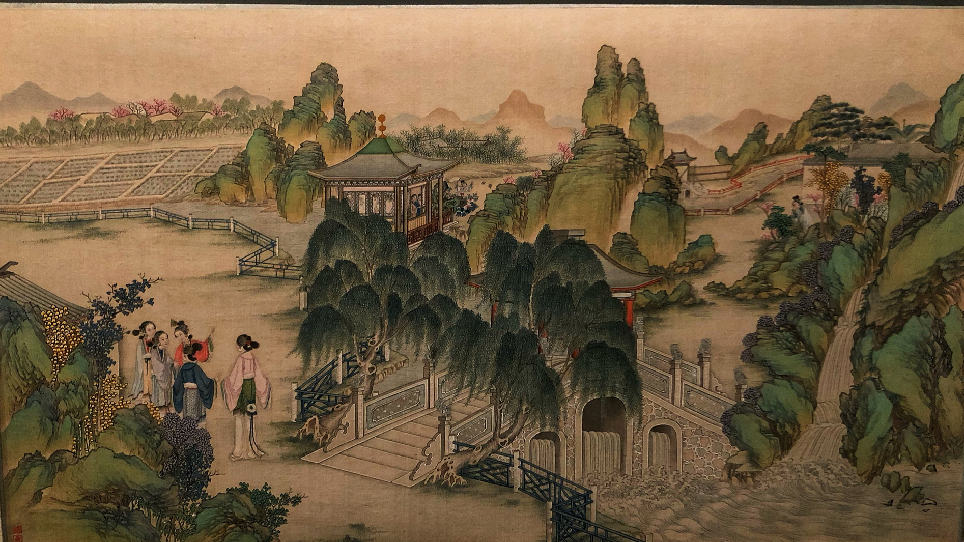 A page from the complete illustrated edition of Dream of the Red Chamber, Lushun Museum, Nanjing, China. /VCG