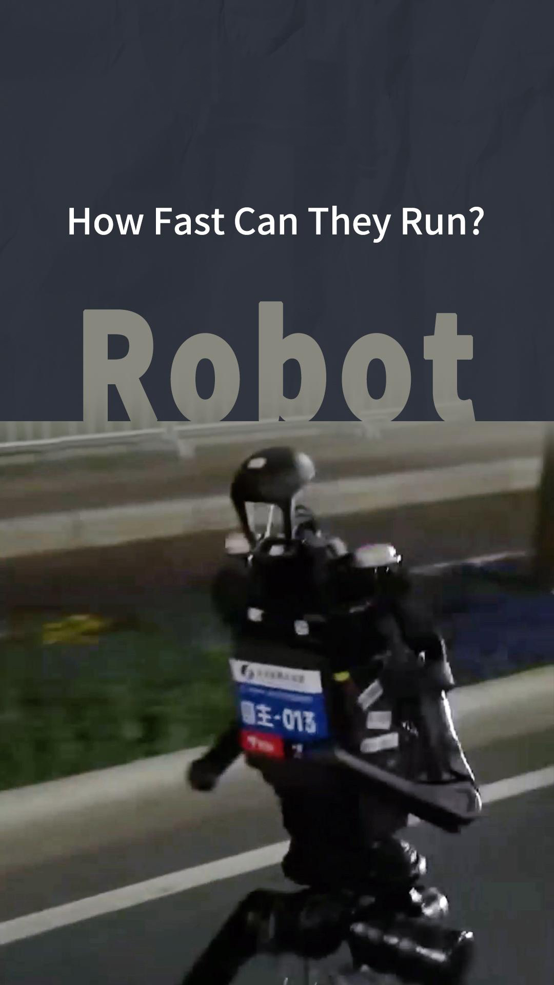 Robots running a marathon!