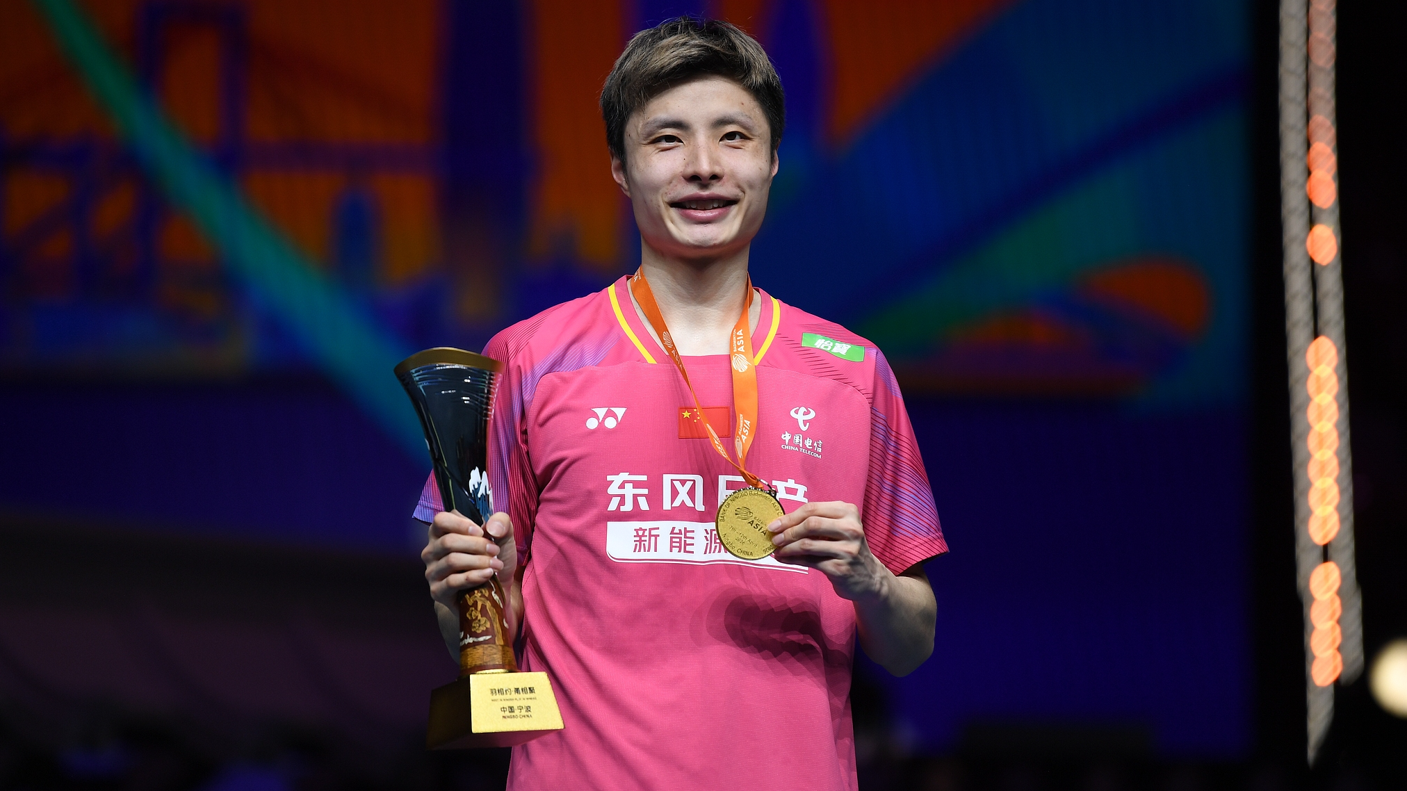 Shi Yuqi, An Se-young win first titles at Badminton Asia Championships
