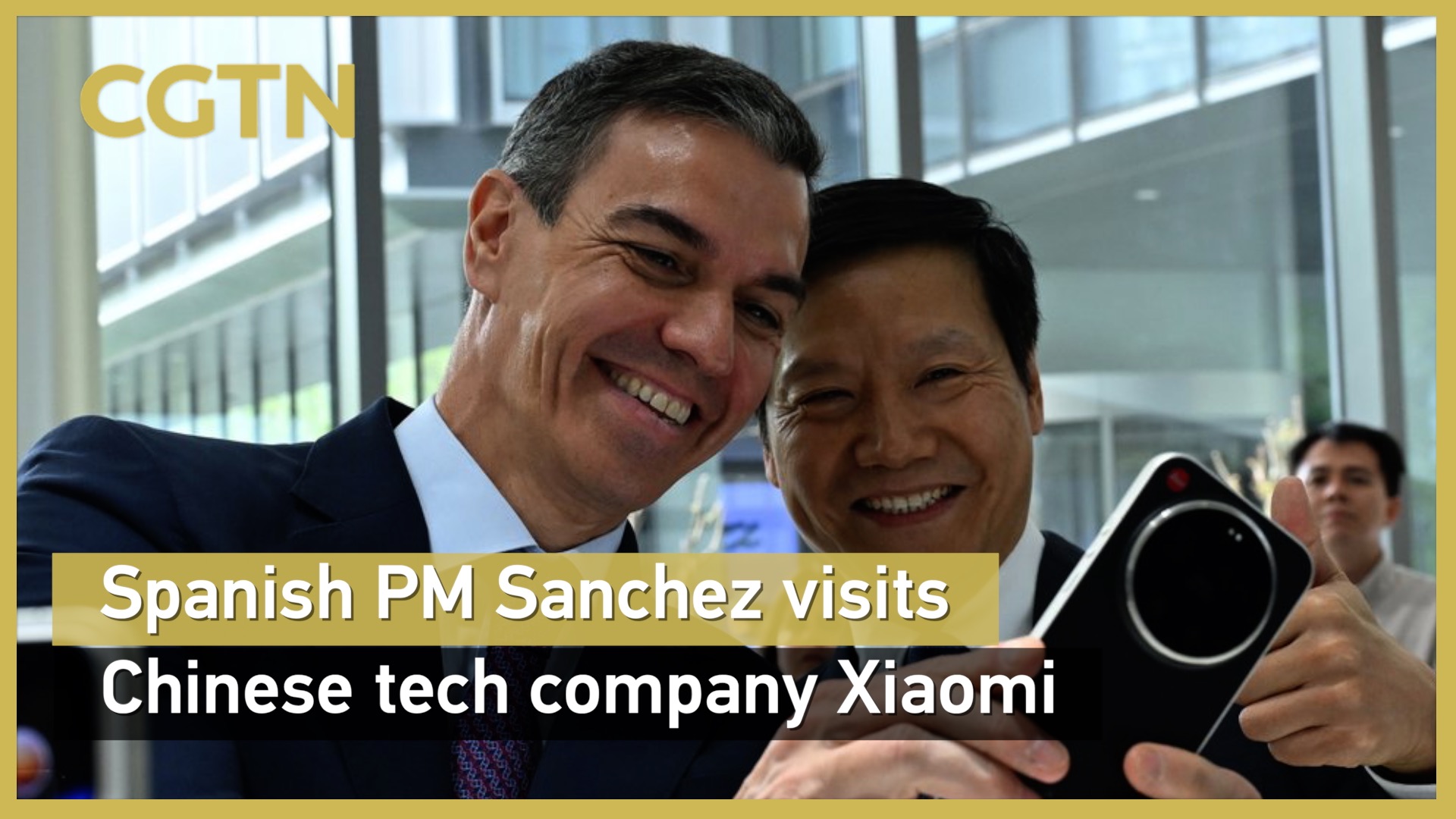 Spanish PM Sanchez visits Chinese tech company Xiaomi