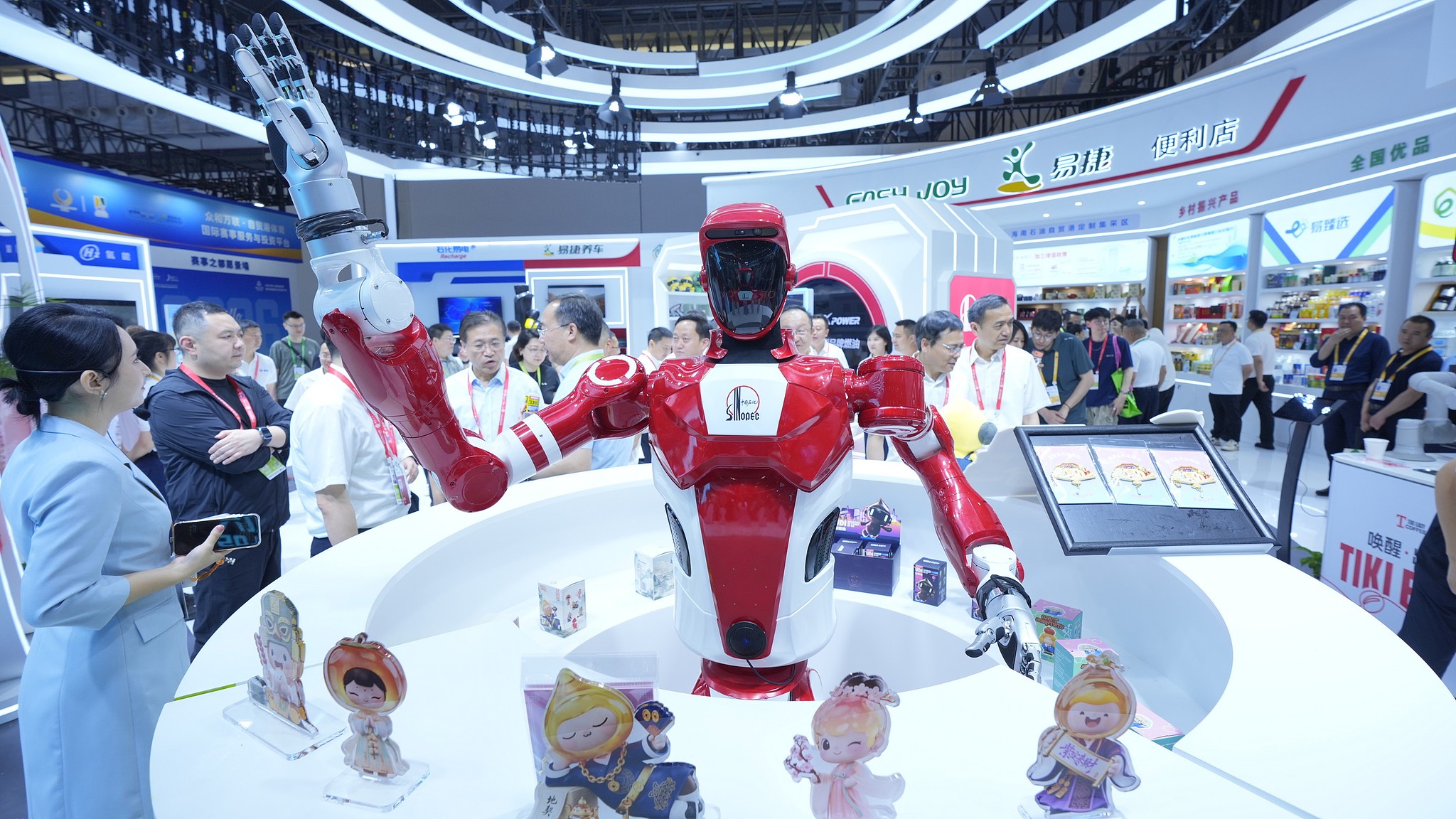 Exhibits at the 6th China International Consumer Goods Expo opens in Haikou, Hainan Island, April 13, 2026. /VCG