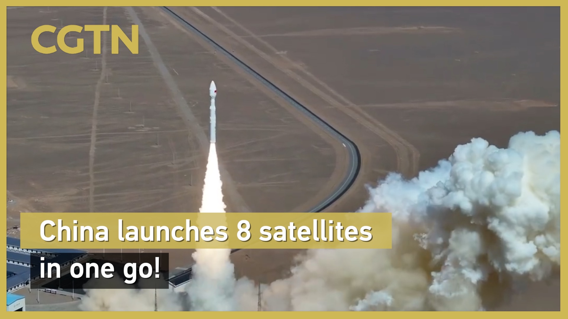 China launches 8 satellites in one go!