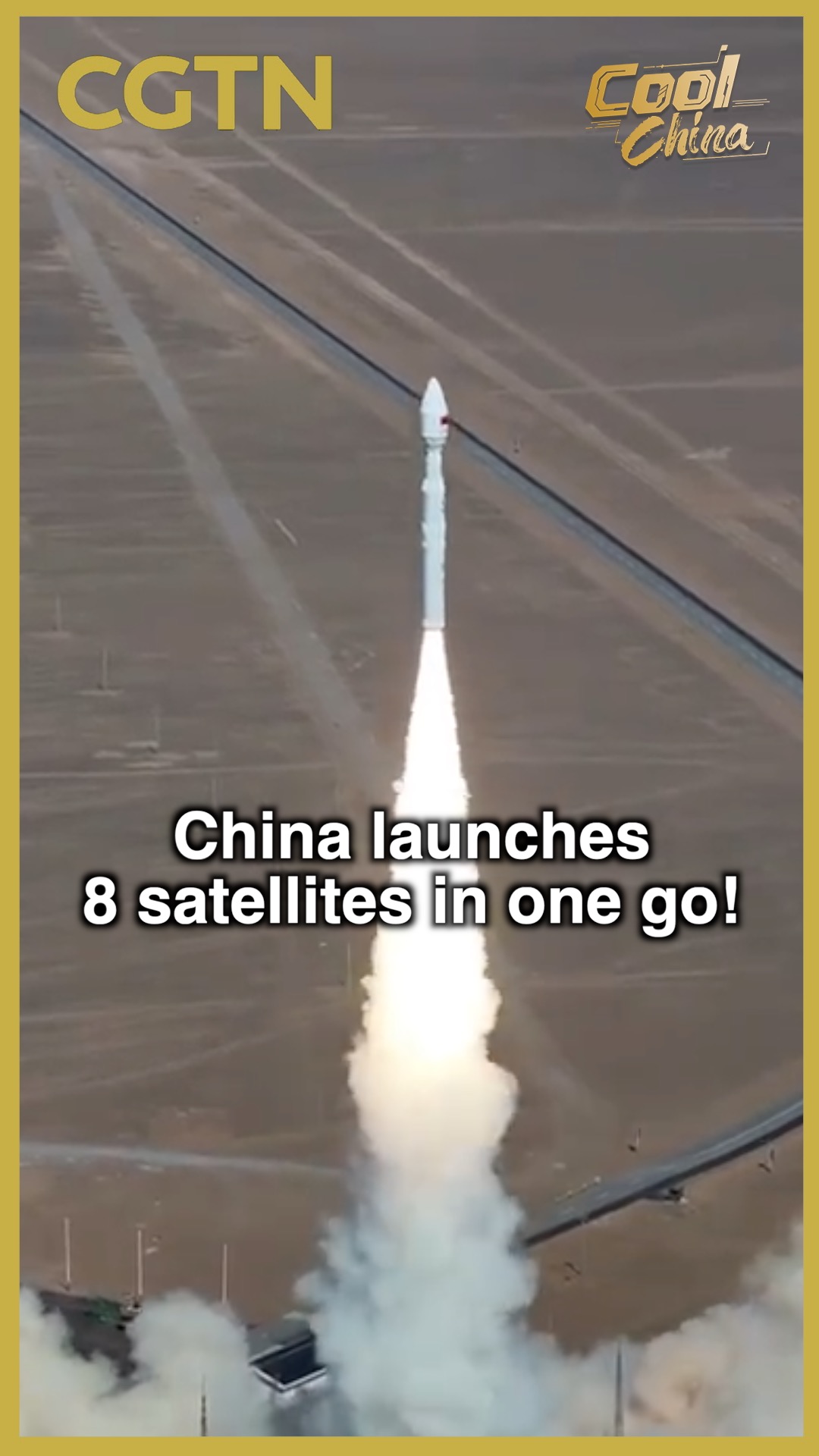 China launches 8 satellites in one go!