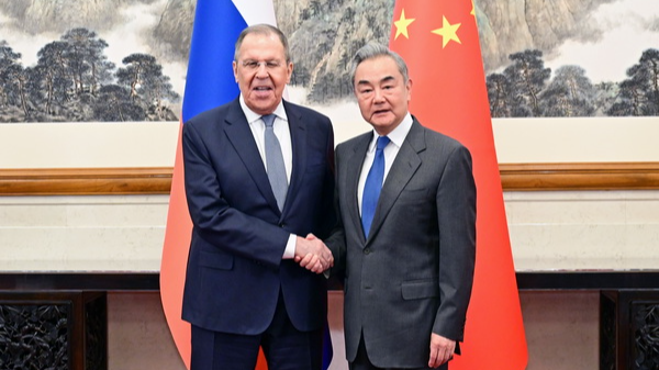 Member of the Political Bureau of the Communist Party of China Central Committee and Chinese Foreign Minister Wang Yi meets with visiting Russian Foreign Minister Sergei Lavrov in Beijing, the capital of China, April 14, 2026. /Chinese Foreign Ministry