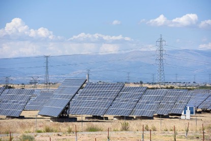 A solar panel park in Almaraz, Spain. /Xinhua
