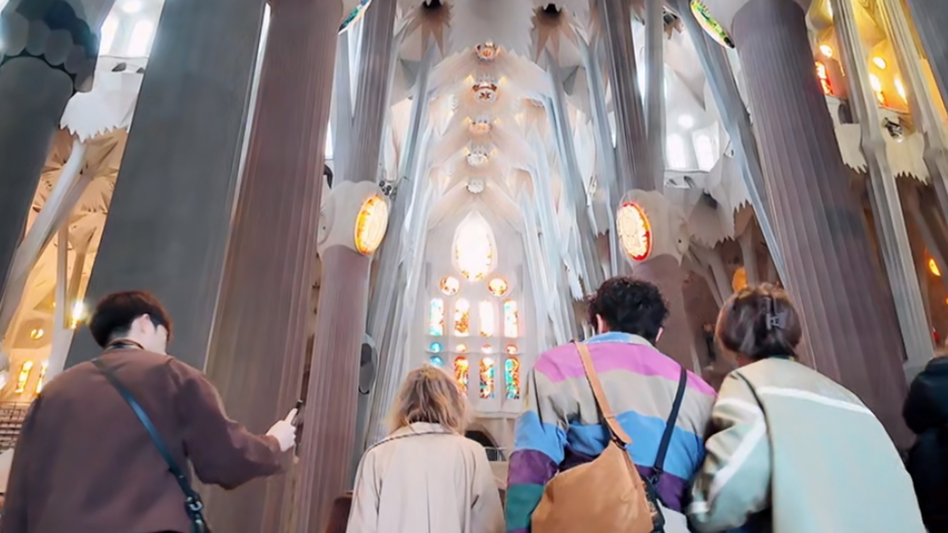 A screenshot from the Chinese reality show 