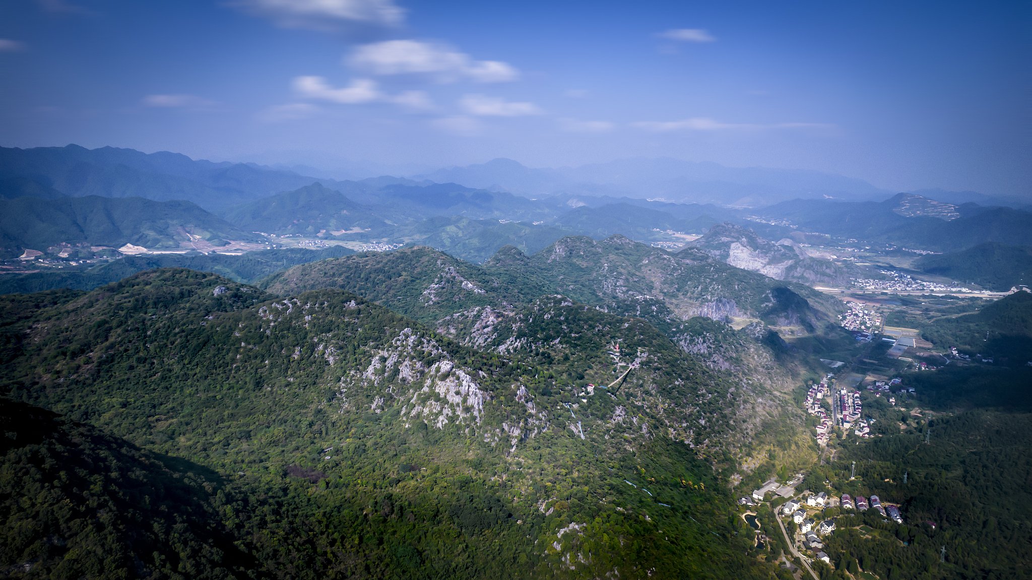 A view of the stone forest in Changshan, Zhejiang Province, east China. /VCG