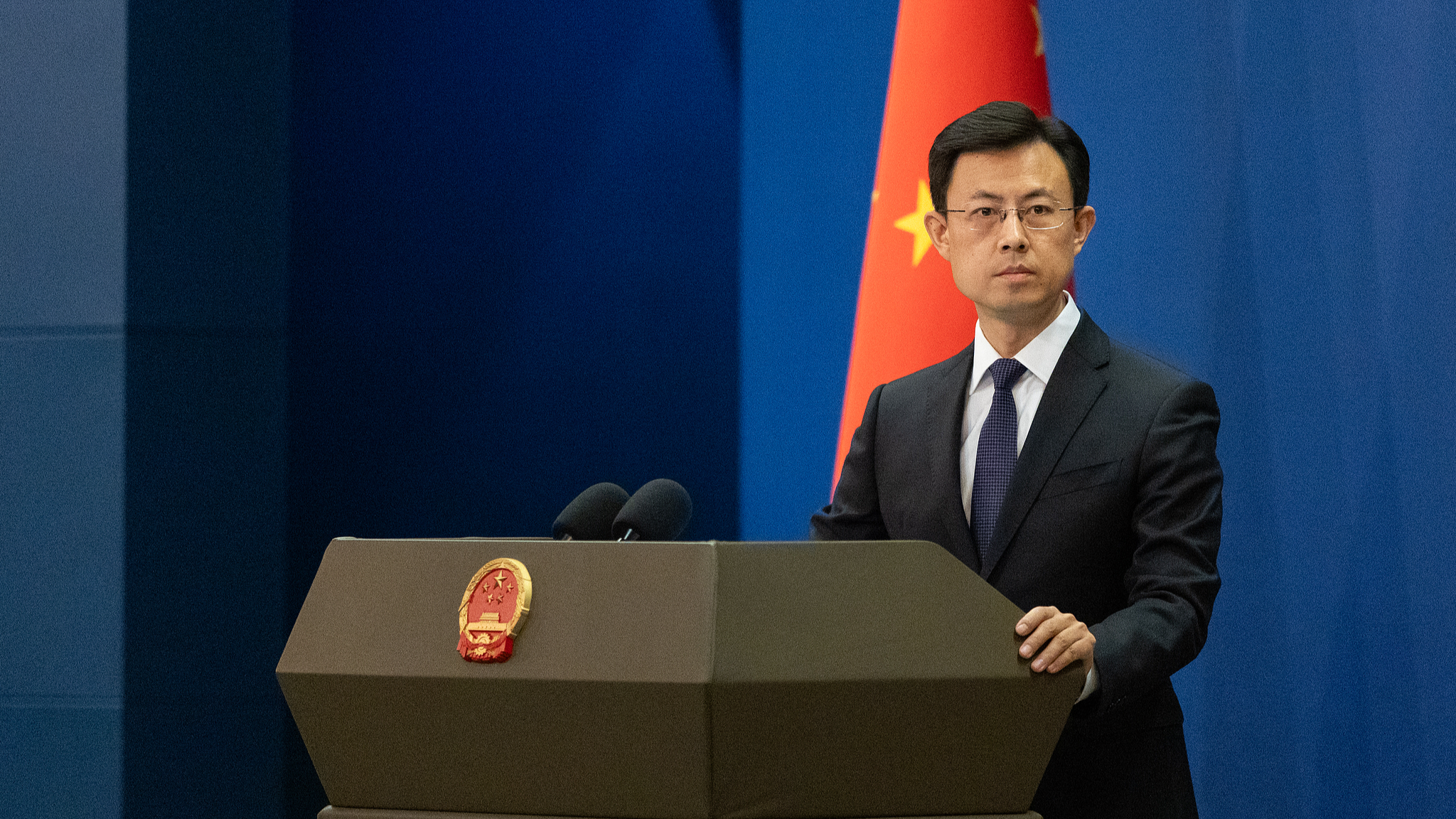 A file photo of Chinese Foreign Ministry spokesperson Guo Jiakun. /VCG