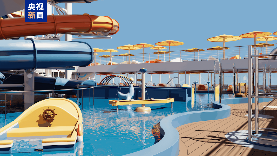 A render of a swimming pool on the Adora Flora City. /CMG