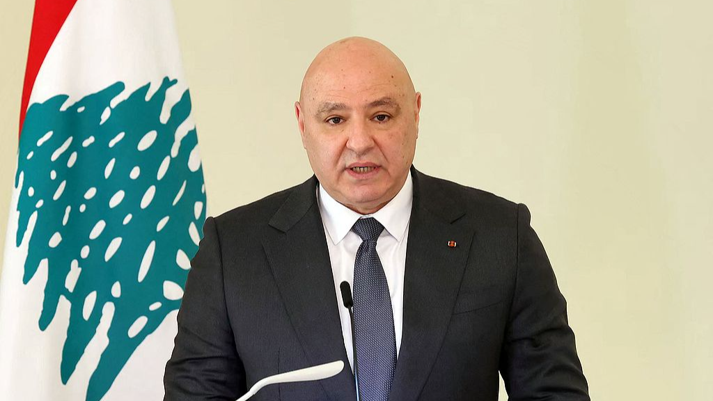 Lebanese president discusses Lebanon-Israel ceasefire with US side