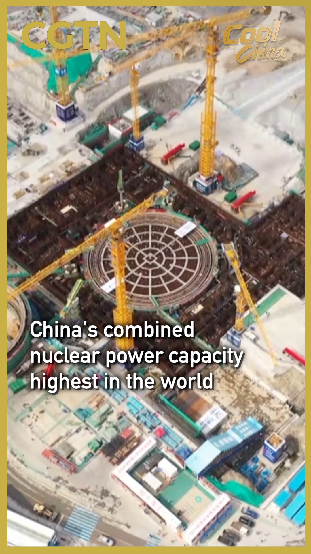 China's combined nuclear power capacity highest in the world