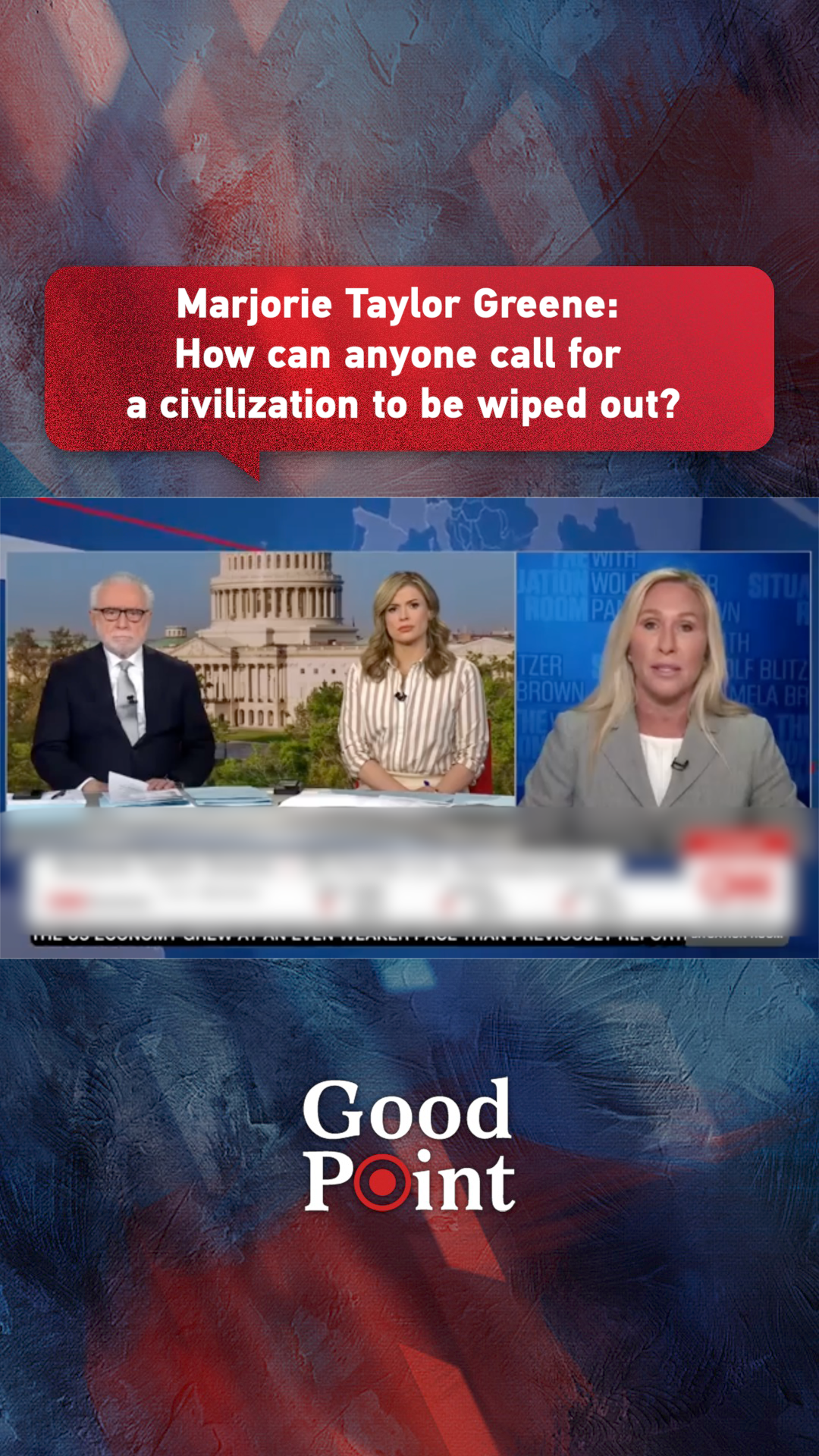 Former US Representative: How can anyone call for a civilization to be wiped out?