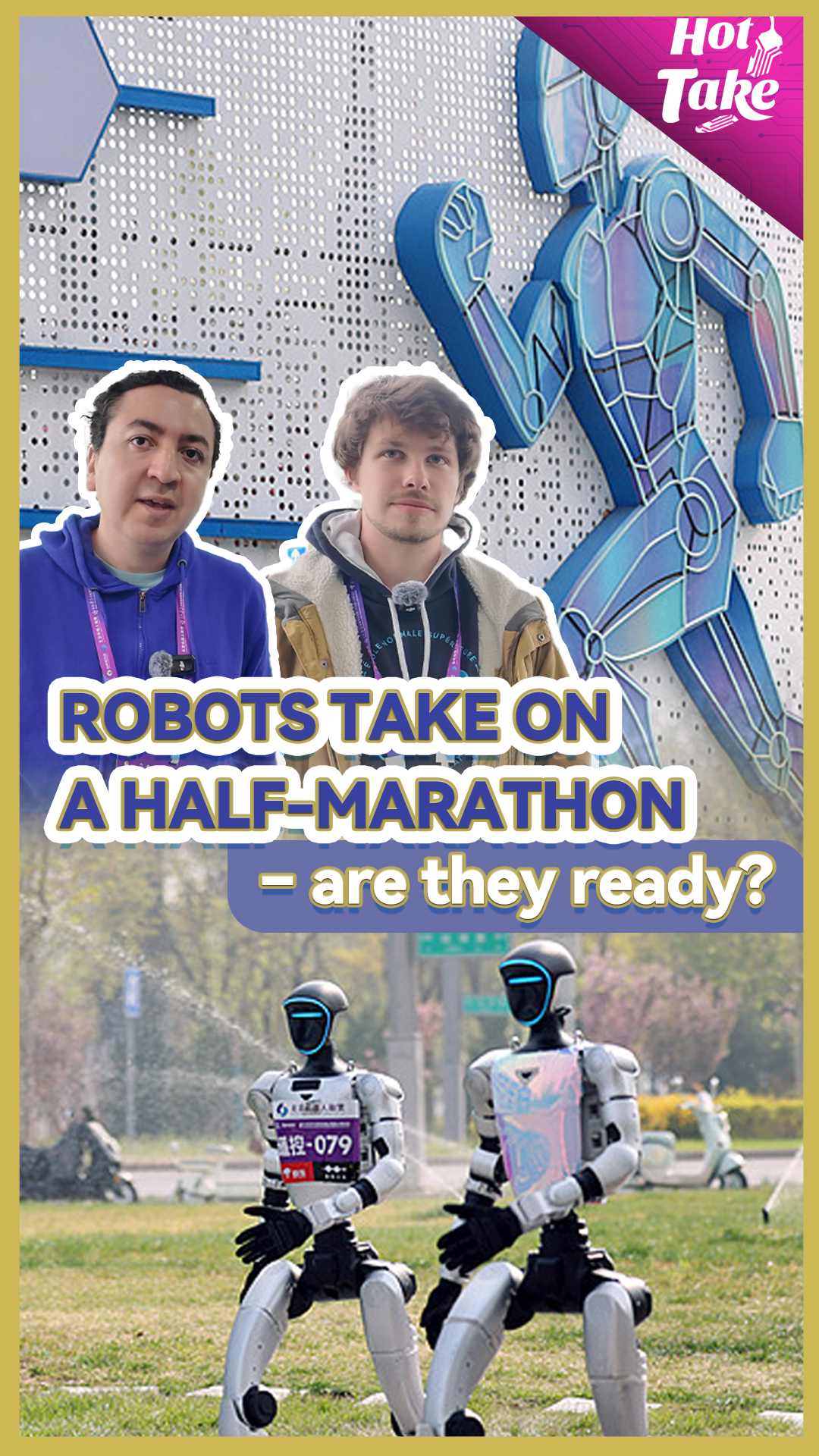 Humanoid robots gear up for Beijing half-marathon with global teams