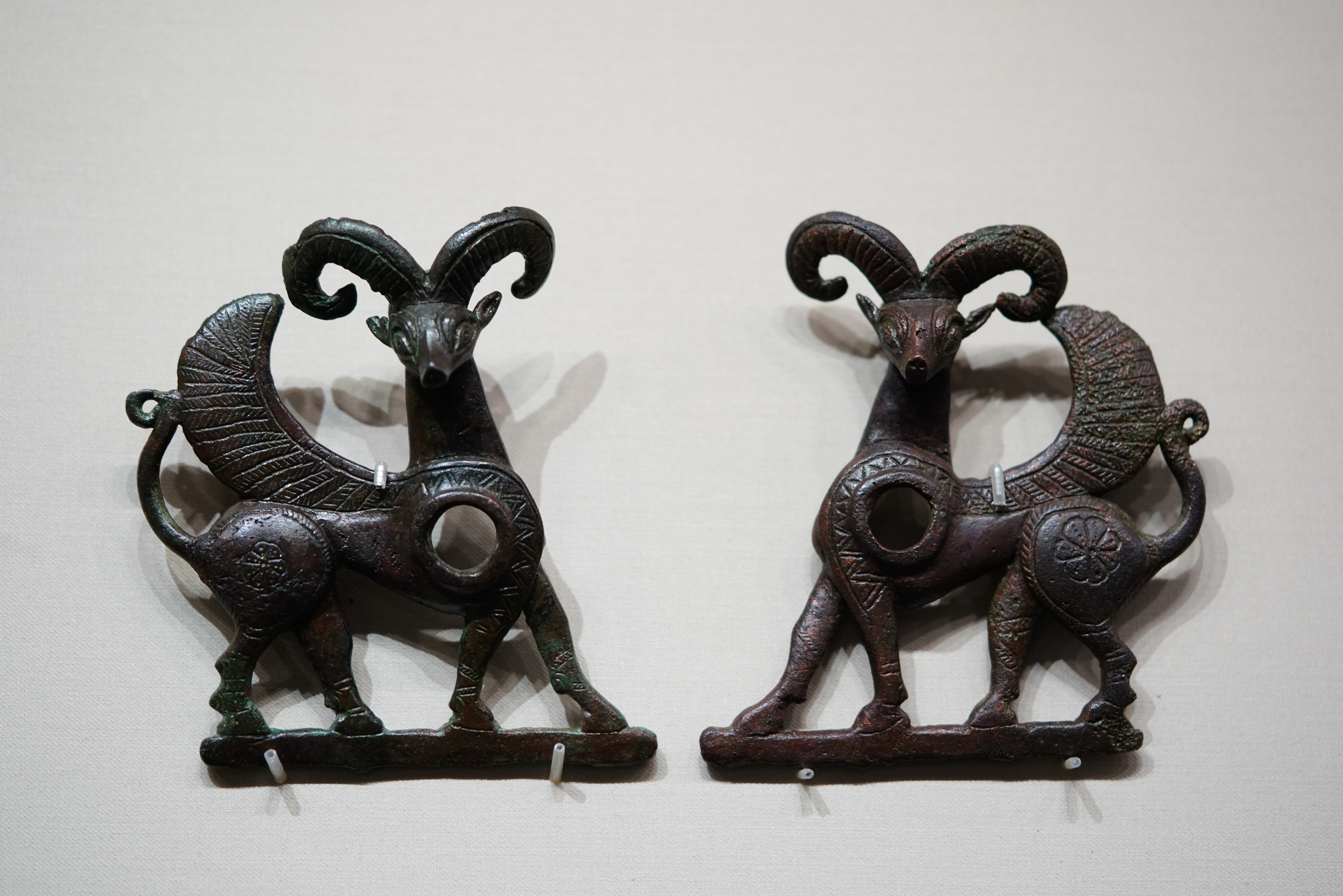 A photo taken on January 18, 2026 shows a batch of 151 pieces (or sets) of Iranian cultural treasures from five Iranian museums on display in Hohhot, north China's Inner Mongolia Autonomous Region. /VCG