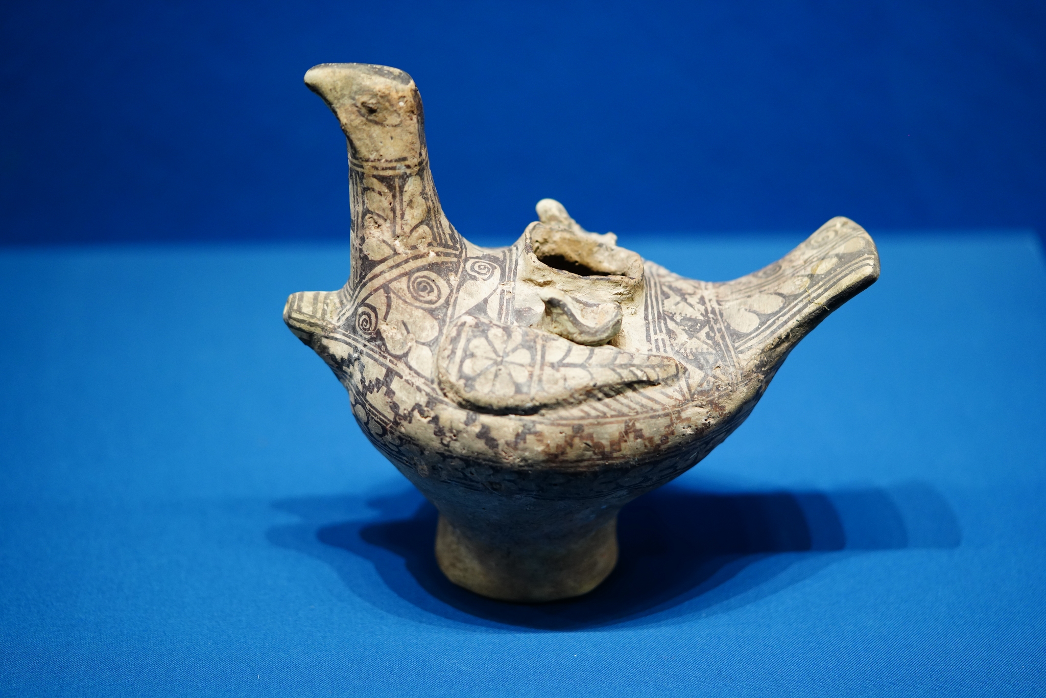 A photo taken on January 18, 2026 shows a batch of 151 pieces (or sets) of Iranian cultural treasures from five Iranian museums on display in Hohhot, north China's Inner Mongolia Autonomous Region. /VCG