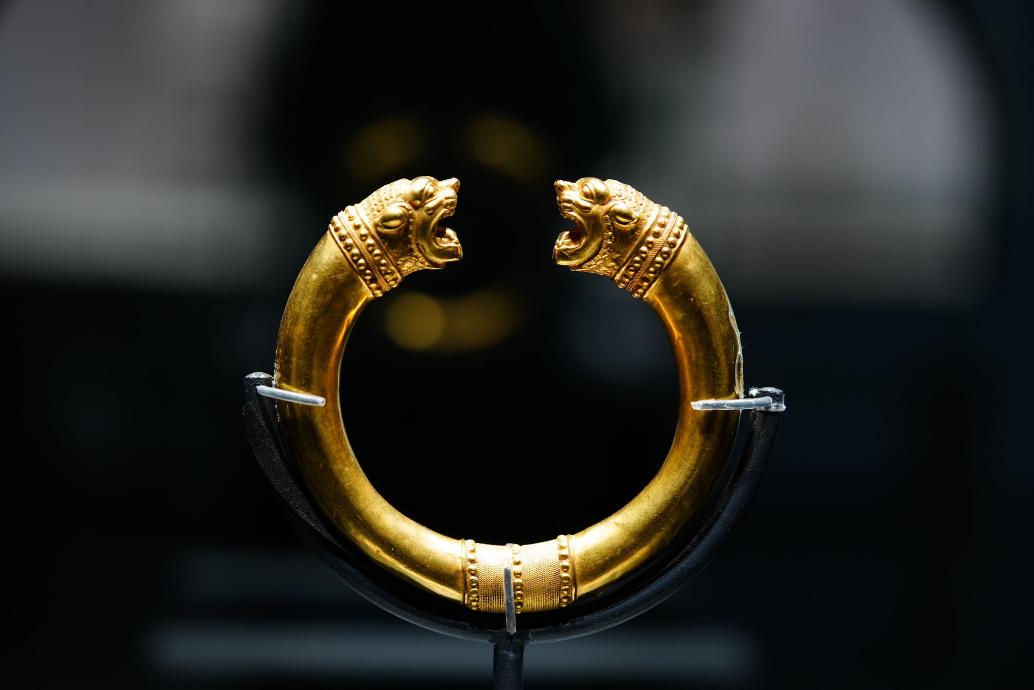 A photo taken on January 18, 2026 shows a batch of 151 pieces (or sets) of Iranian cultural treasures from five Iranian museums on display in Hohhot, north China's Inner Mongolia Autonomous Region. /VCG