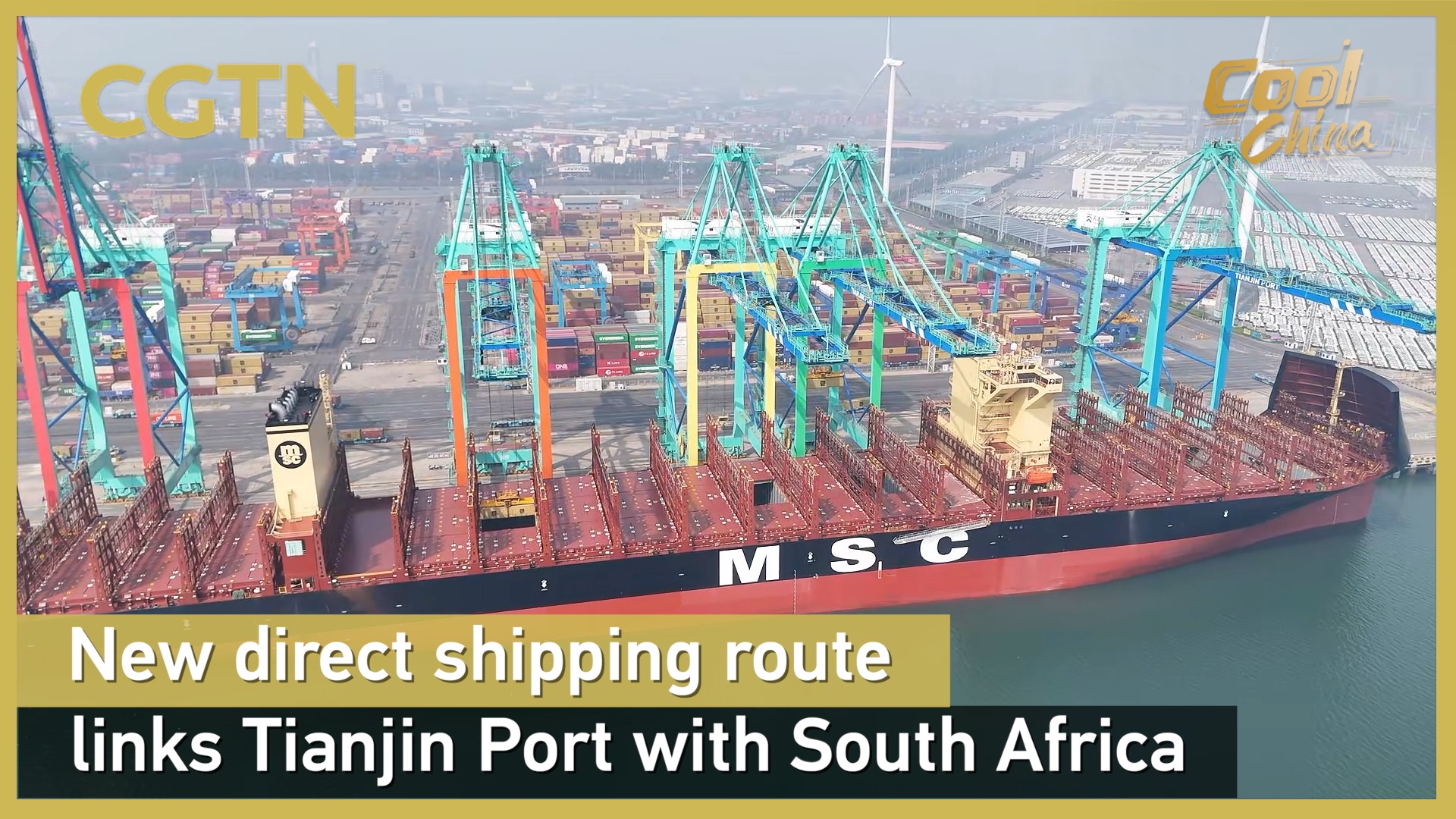 New direct shipping route links Tianjin Port with South Africa