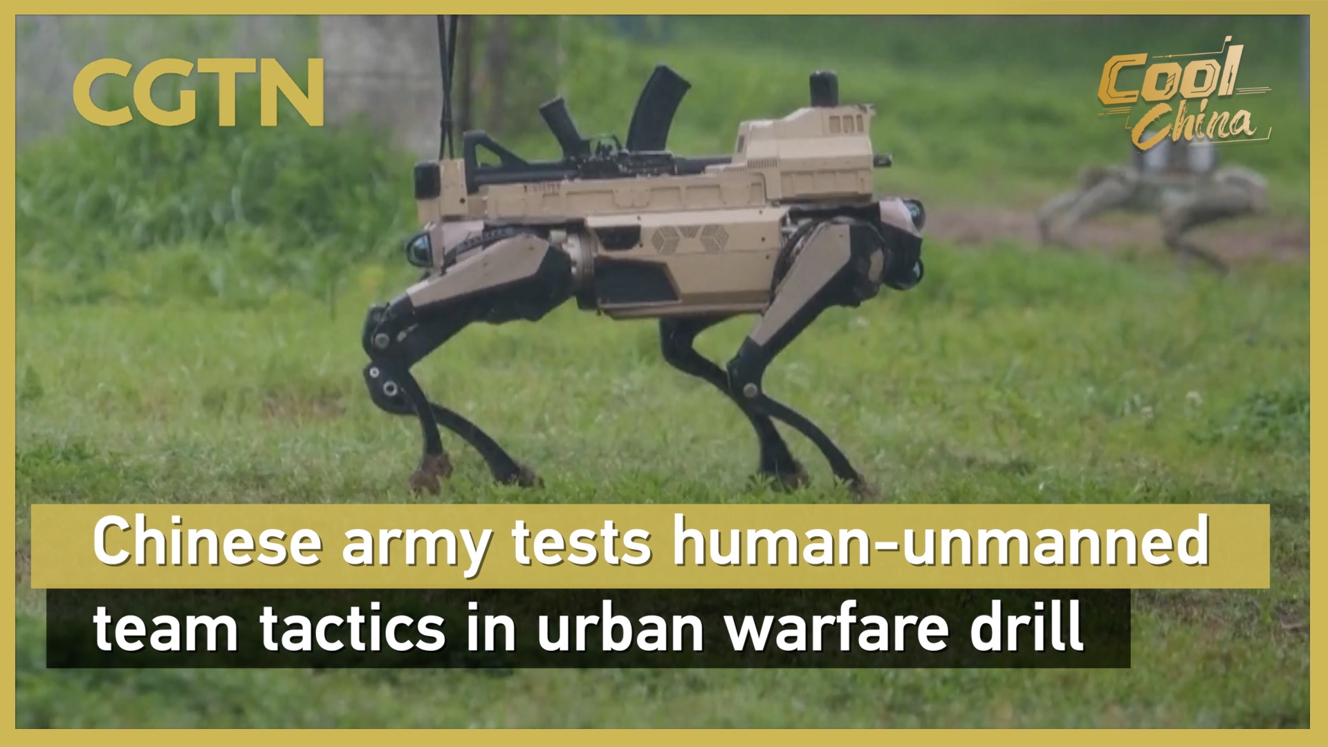 Chinese army tests human-unmanned team tactics in urban warfare drill