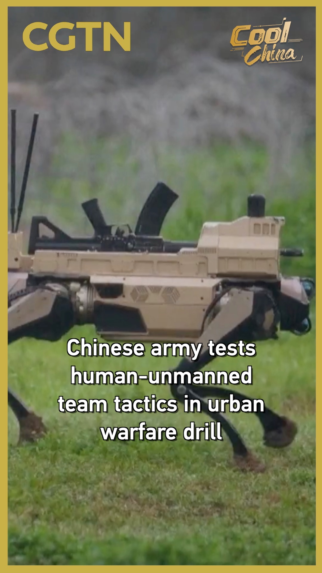 Chinese army tests human-unmanned team tactics in urban warfare drill