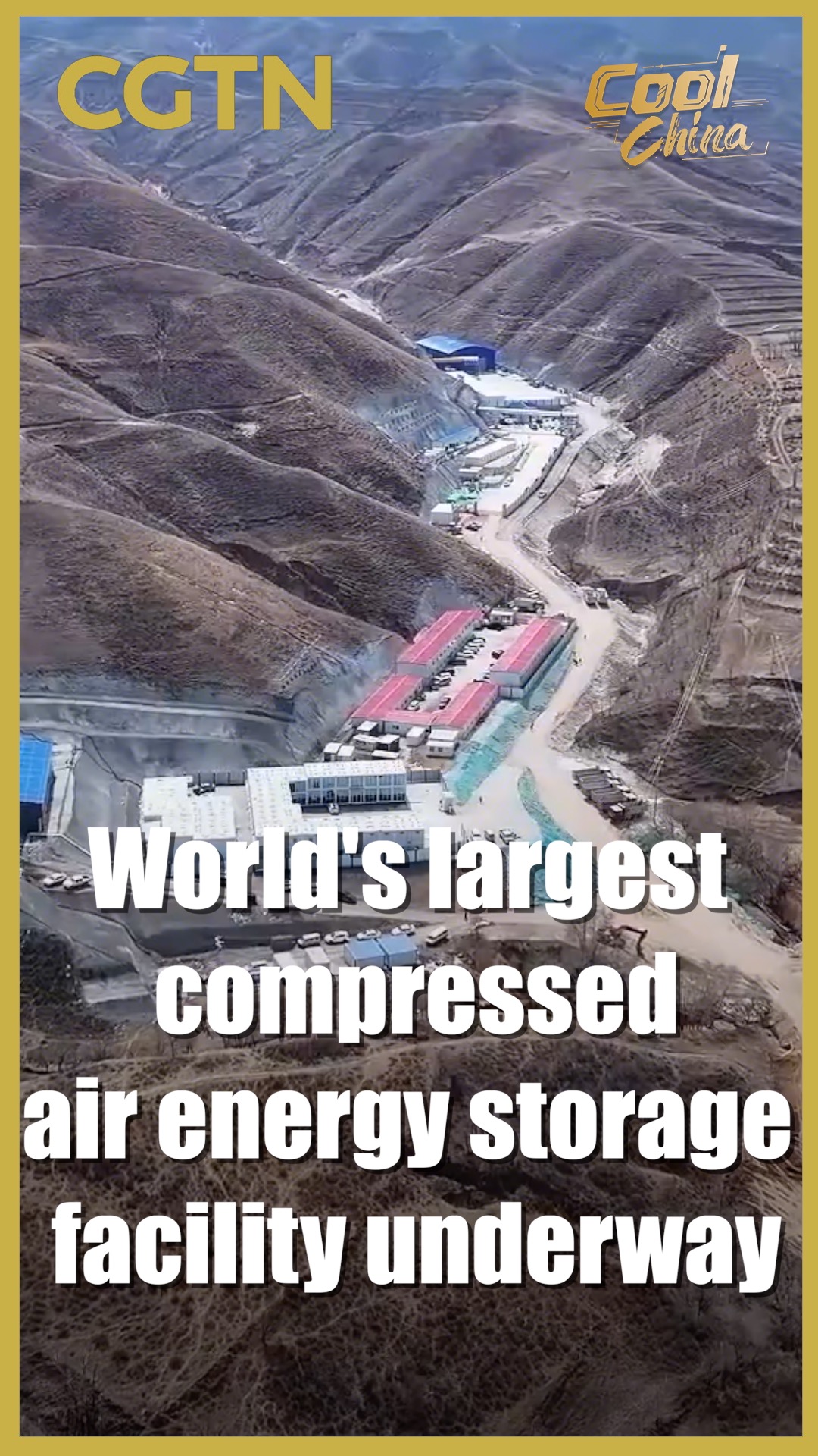 World's largest compressed air energy storage facility underway
