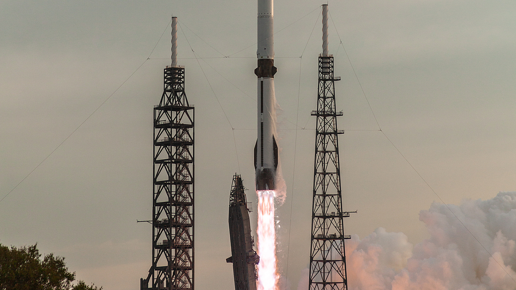 Blue Origin rocket reusable booster lands but satellite misses orbit
