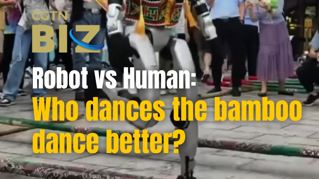 Robot vs Human: Who dances the bamboo dance better?