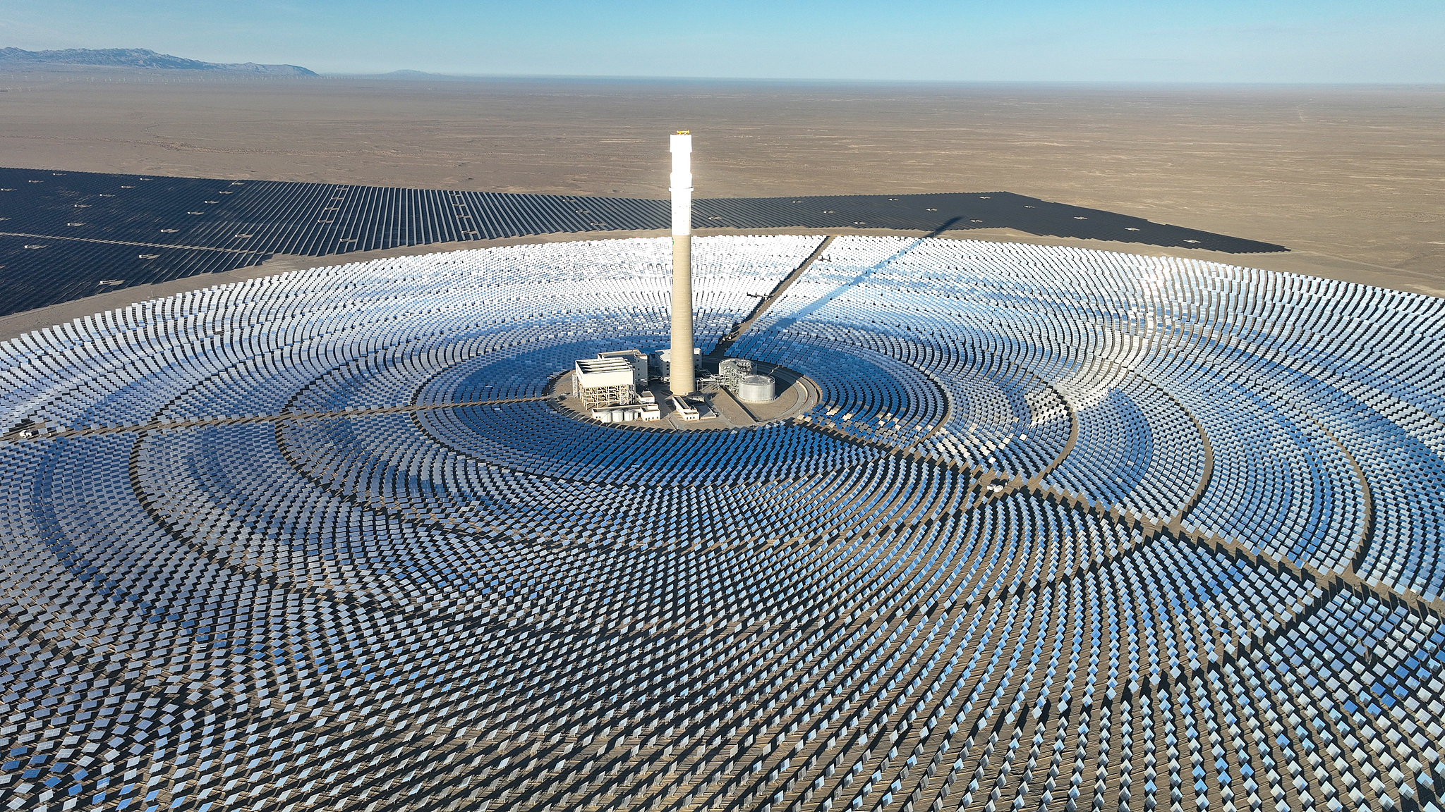 The Jinta multi-energy complementary base in Jiuquan, Gansu Province, January 13, 2026. /VCG