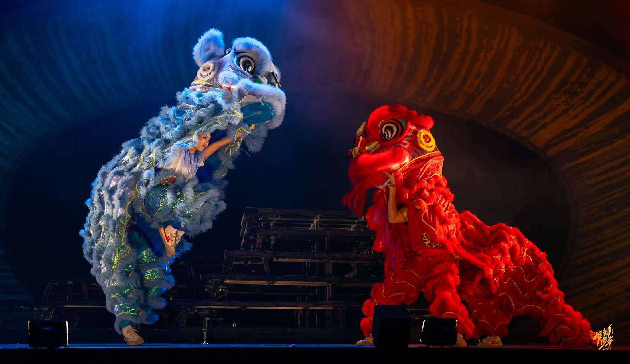 A stage photo of the musical 