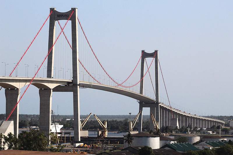 The Maputo-Katembe Bridge was opened to traffic, Mozambique, November 11, 2018. /CFP 