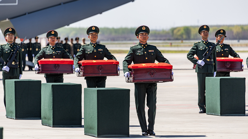 China, ROK repatriate remains of Chinese martyrs in Korean War