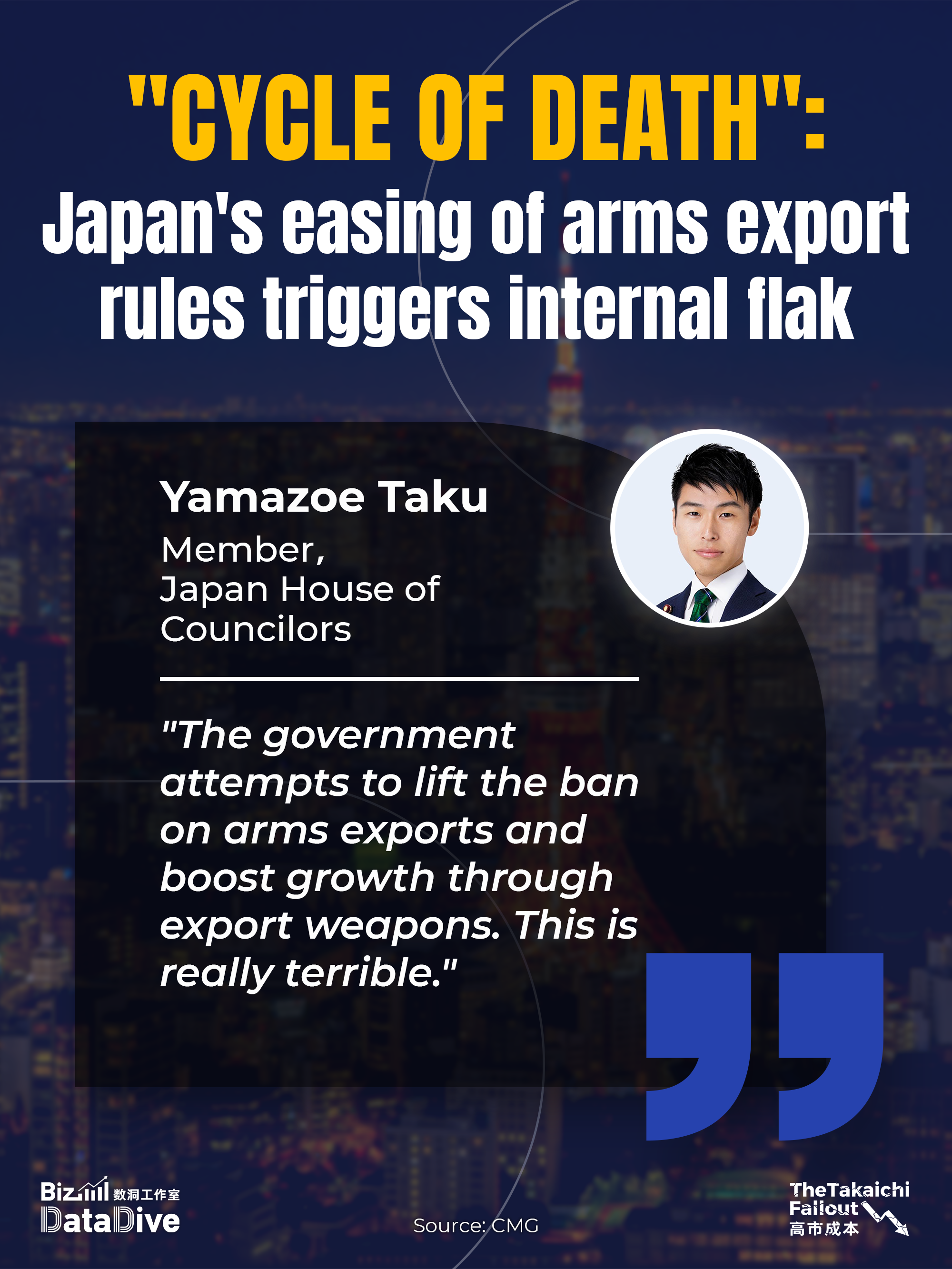 'Cycle of death': Japan's easing of arms export rules triggers internal flak