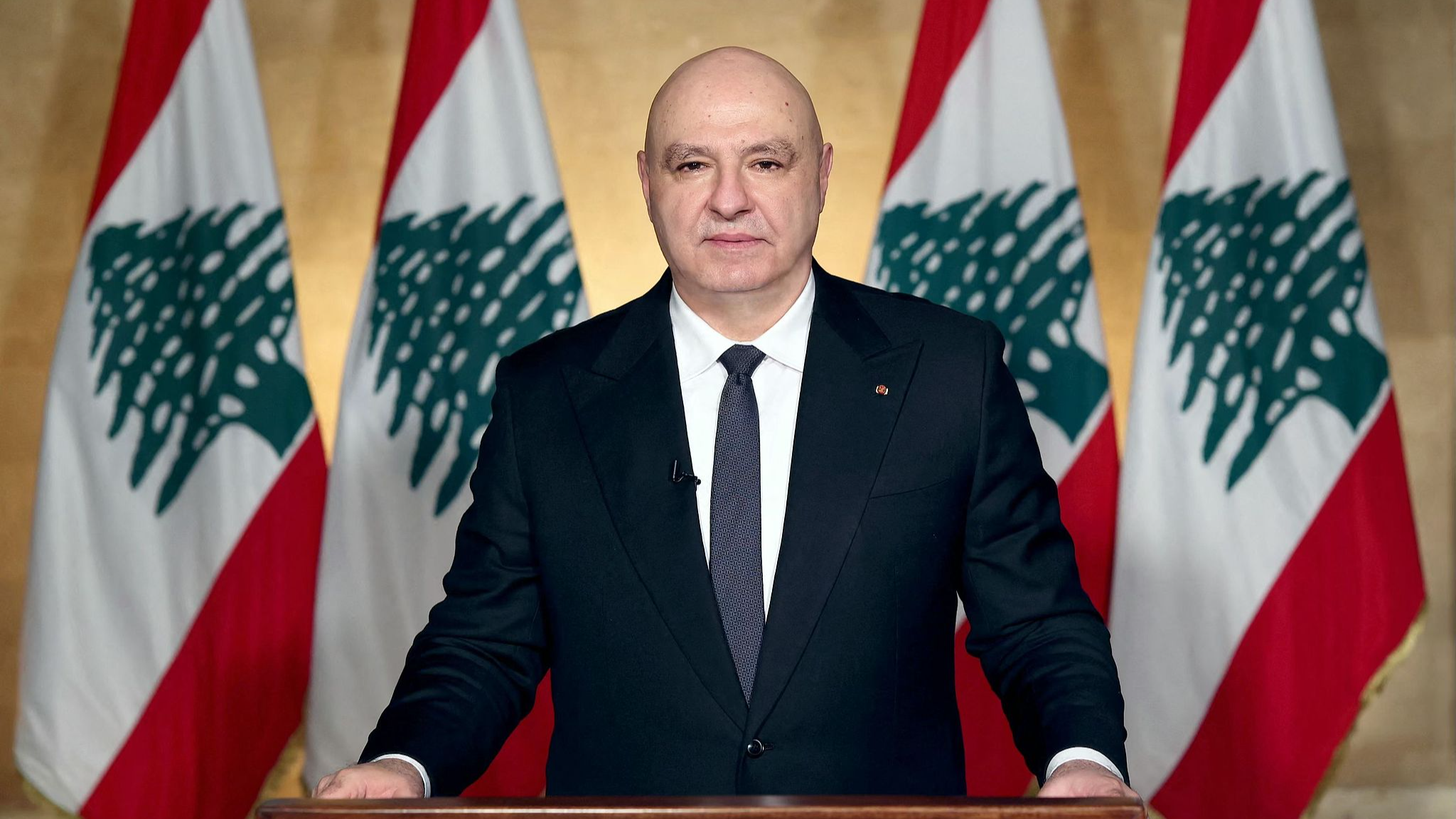 File photo of Lebanese President Joseph Aoun. /VCG