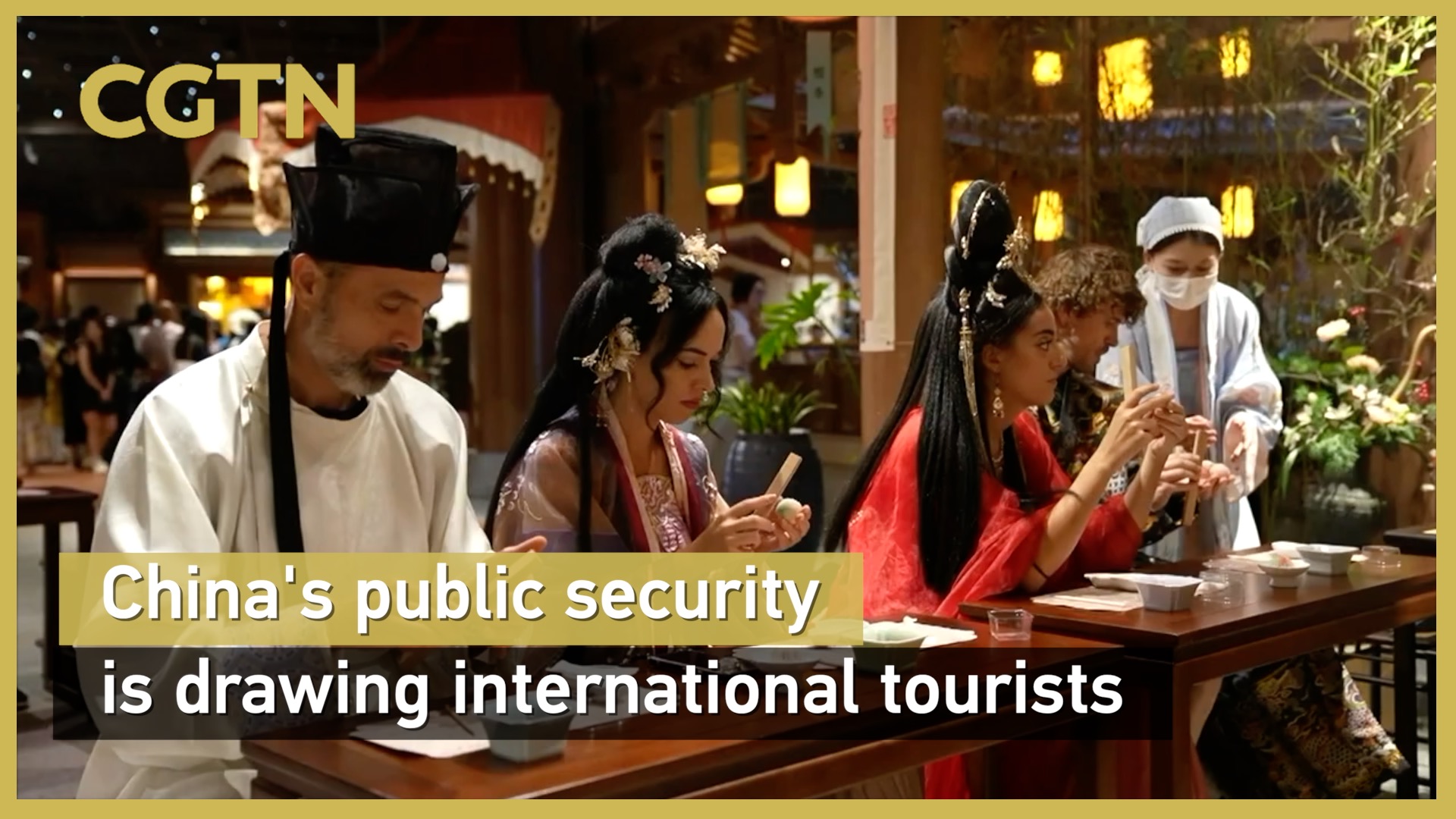 China's public security is drawing international tourists