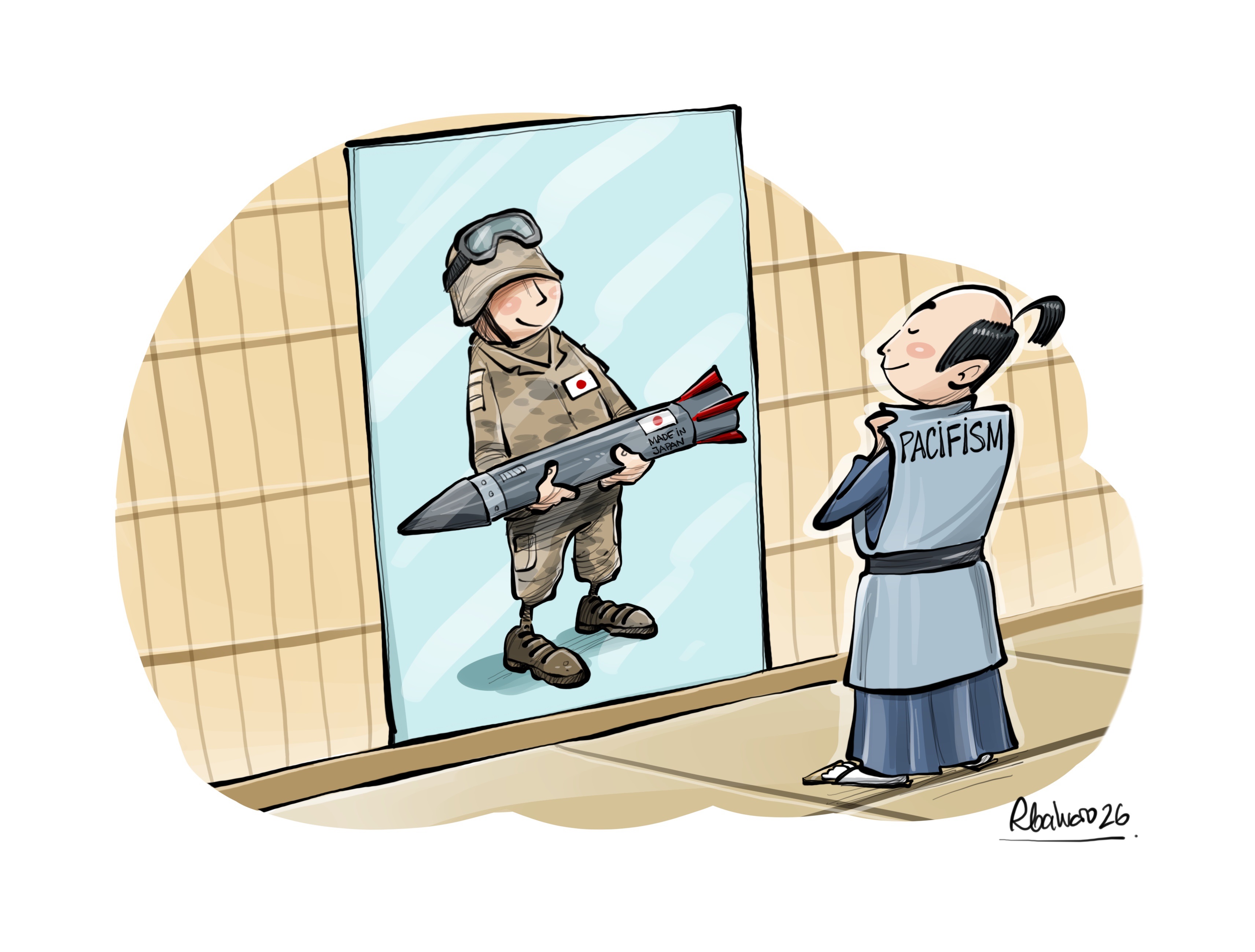 Pacifism with a military discount