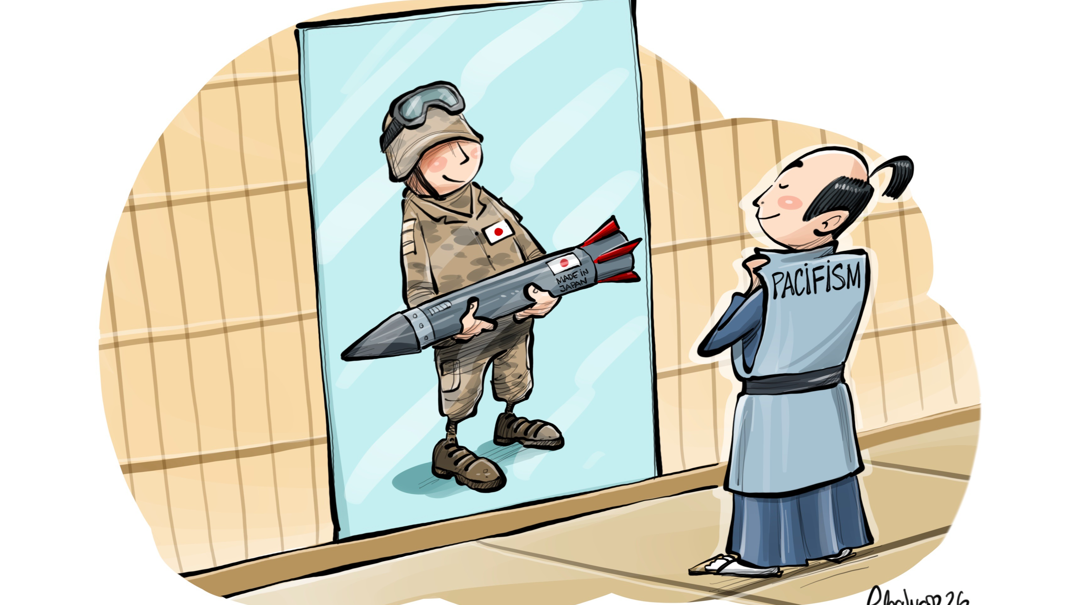 Pacifism with a military discount