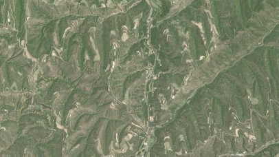 A satellite image of Qingyang in northwest China's Gansu Province, 2024. /Ministry of Ecology and Environment