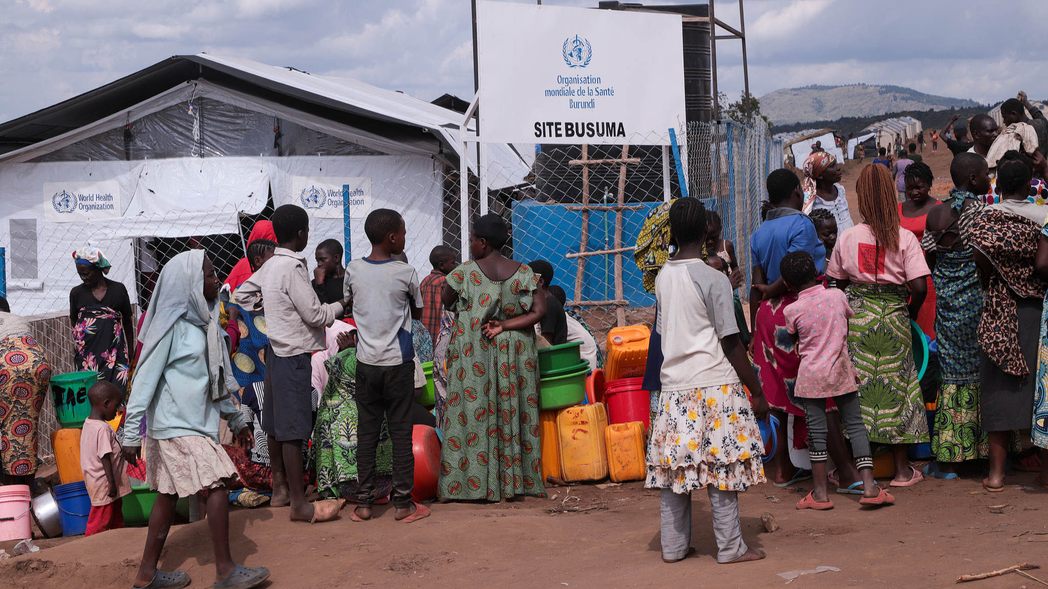 Refugees from neighboring North and South Kivu in the Democratic Republic of Congo seek medical consultations at the Busuma refugee camp, under UNHCR, in the district of Ruyigi, Buhumuza province, Burundi, January 21, 2026. /VCG