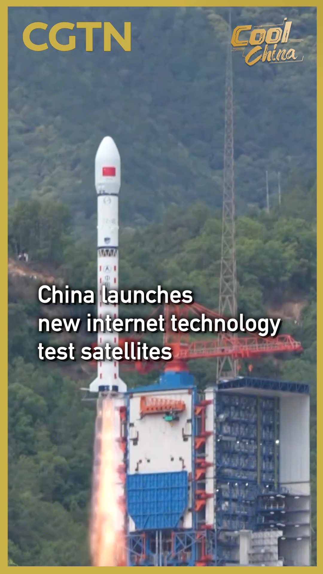China launches new internet technology test satellites
